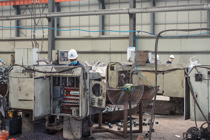 四川网架配件-锥头加工车间